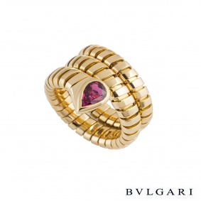 Bvlgari Tubogas Ruby Ring 0.60ct